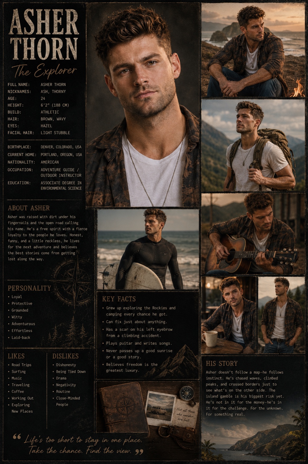 Asher Thorn character card